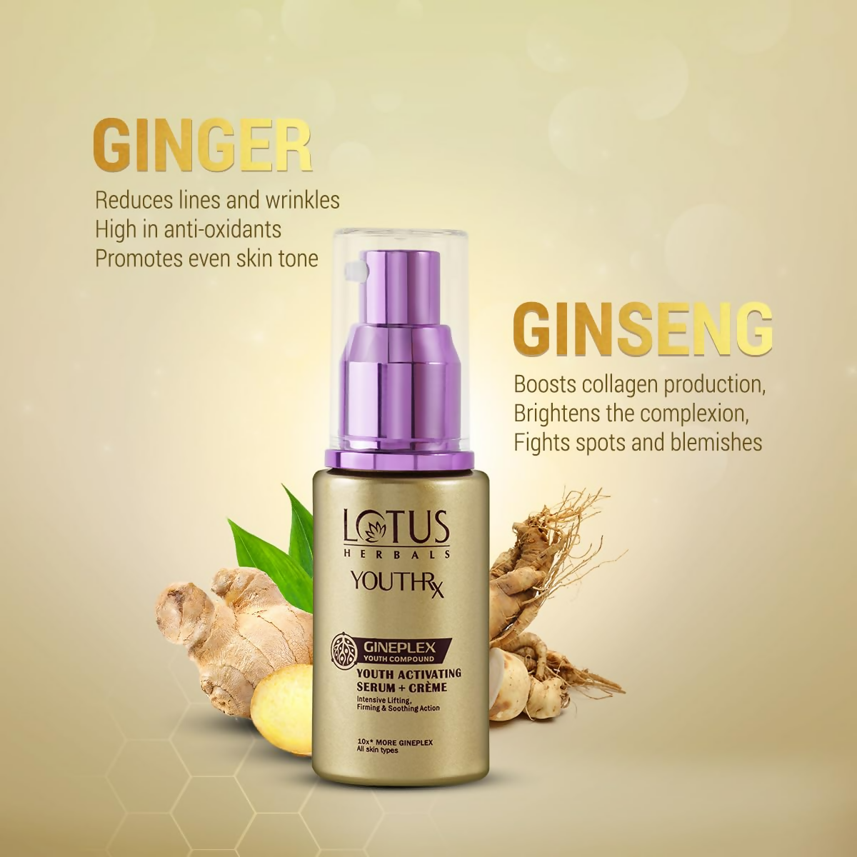 Lotus Herbals YouthRx Youth Activating Serum + Creme - Distacart