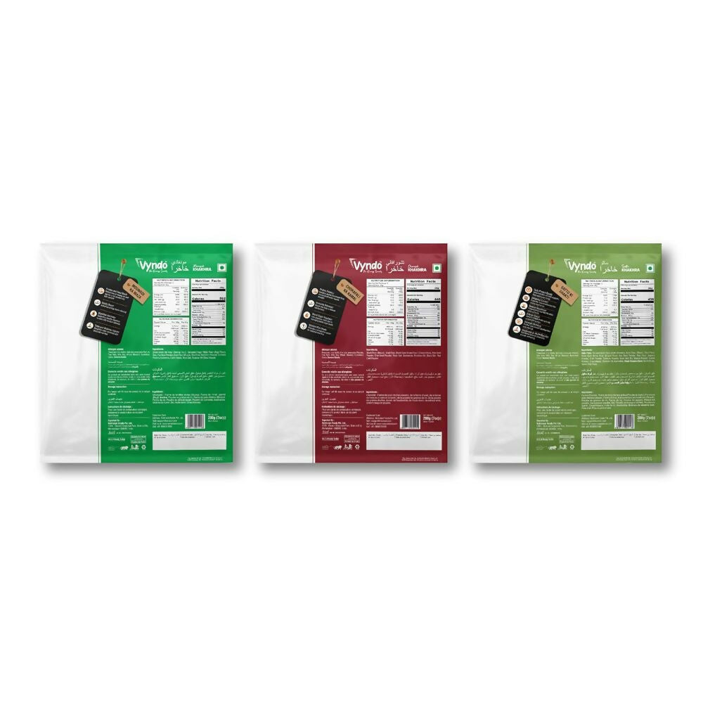 Vyndo Protein Rich Khakhra Combo - Distacart