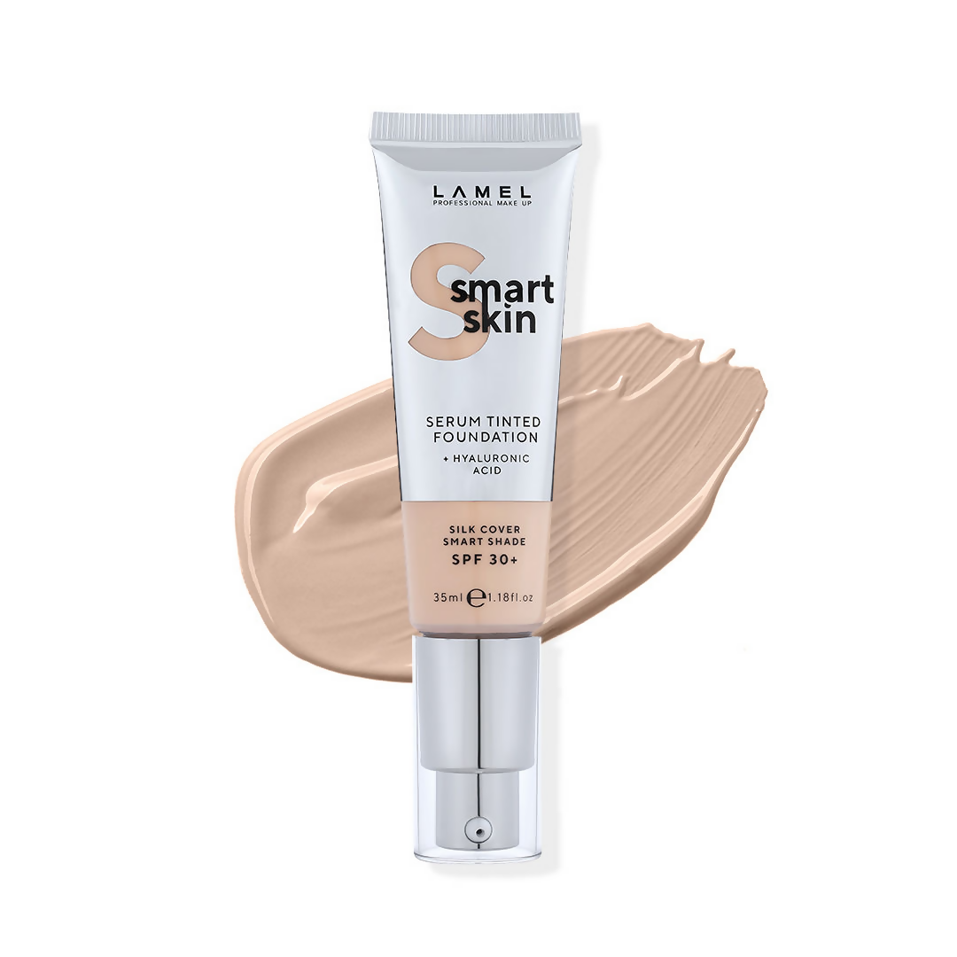 Lamel Smart Skin Serum Tinted Foundation SPF30+ - 401 Porcelain - Distacart