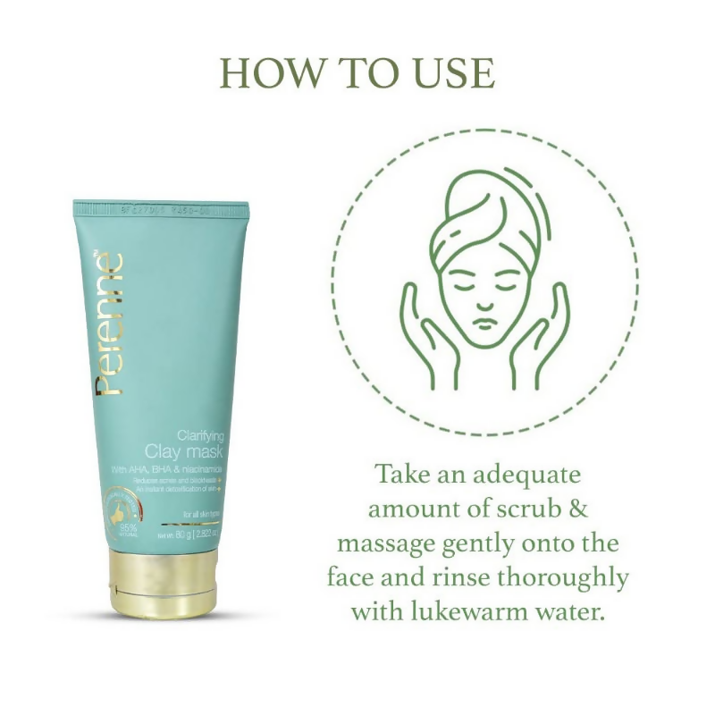 Perenne Clarifying Clay Mask - Distacart