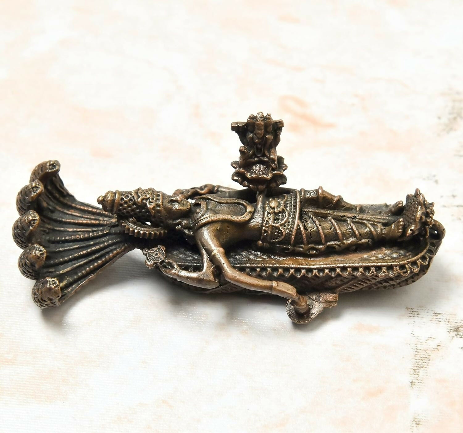 Copper Idols India - By Bhimonee Decor Handmade Ranganatha Swamy Idol - Distacart