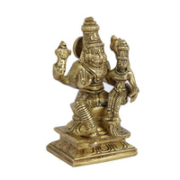 Thumbnail for Craftvatika Lakshmi Narasimha Murti Brass Vishnu Laxmi Narayan Idol Statue - Distacart