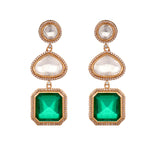 Thumbnail for Nuyug Emerald Drop Anti Tarnish Sparkle Earrings