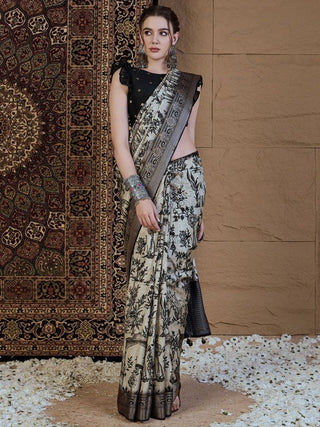Anouk Ethnic Motifs Zari Silk Blend Sungudi Saree - Distacart