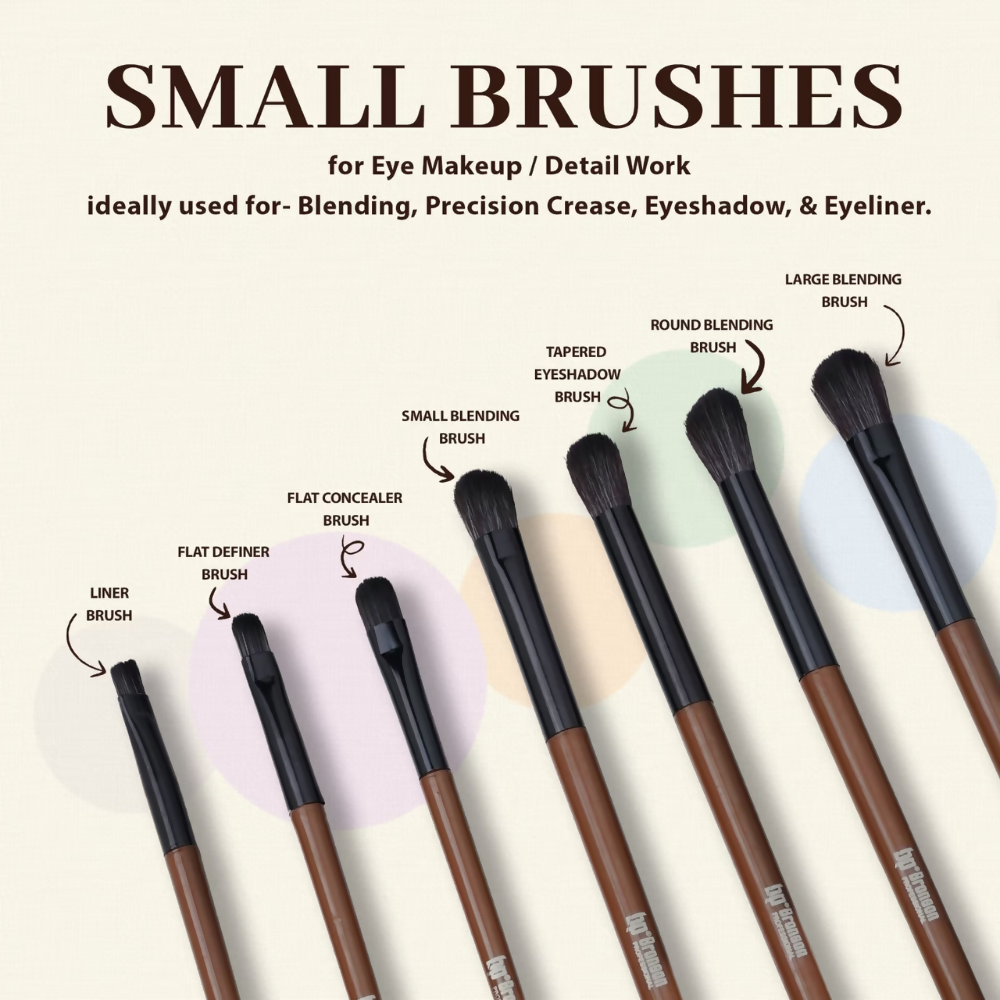 Bronson Professional Premium Makeup Brush Set For Face & Eye - Dista