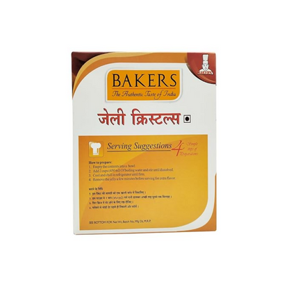 BAKERS Jelly Crystals (Gelatin Dessert) - Orange - Dista
