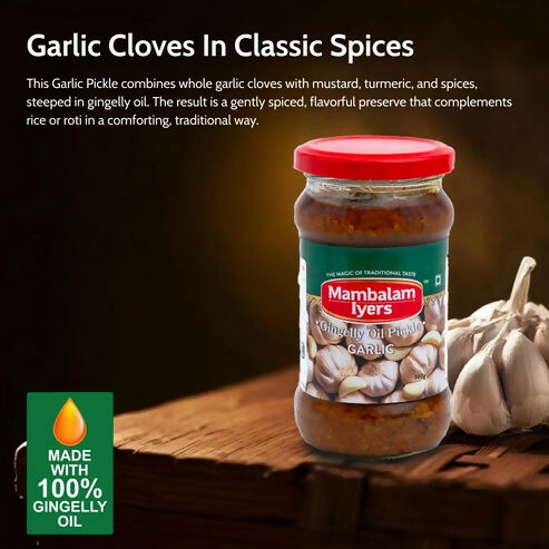Mambalam Iyers Garlic Pickle - Distacart