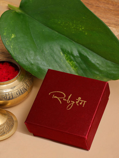 Ruby Raang Traditional Gold Earrings - Dista