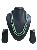 Thumbnail for Inhanns Everyday Workwear Pearl Set (Double Layered Pearls) - Green - Distacart