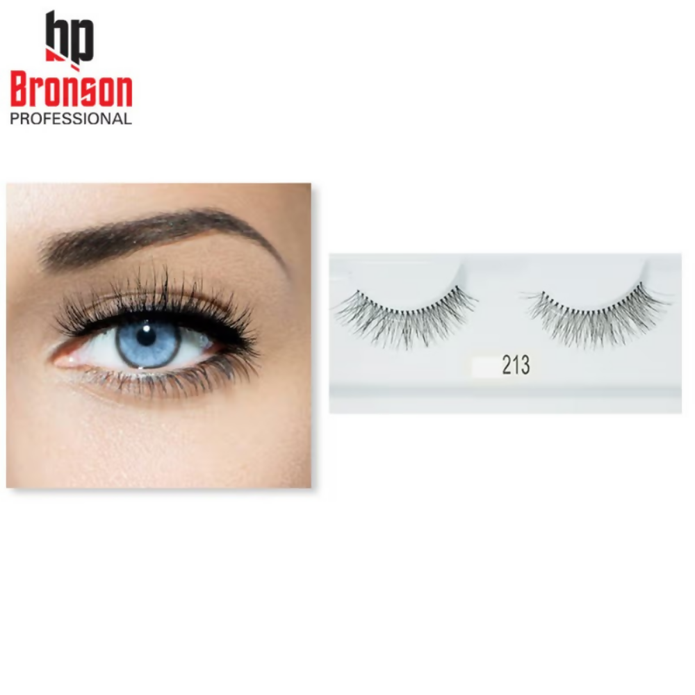 Bronson Professional Synthetic Hair and Lightweight Long Natural Look False Eyelashes - 213 - Dista