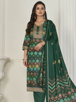 Thumbnail for Jyoti Fashion Women's Multicolor Pashmina Digital Printed Kurta with Trouser & Dupatta - Distacart