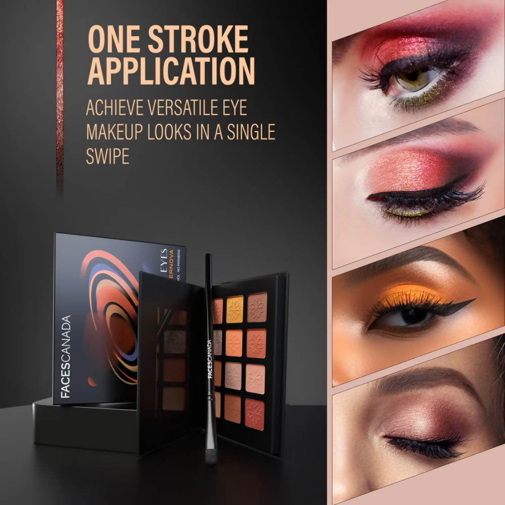 Faces Canada Starry Eyes Eye Shadow Palette - Supernova - Distacart
