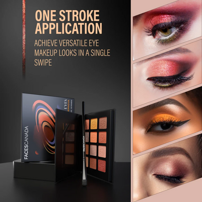 Faces Canada Starry Eyes Eye Shadow Palette - Supernova - Distacart