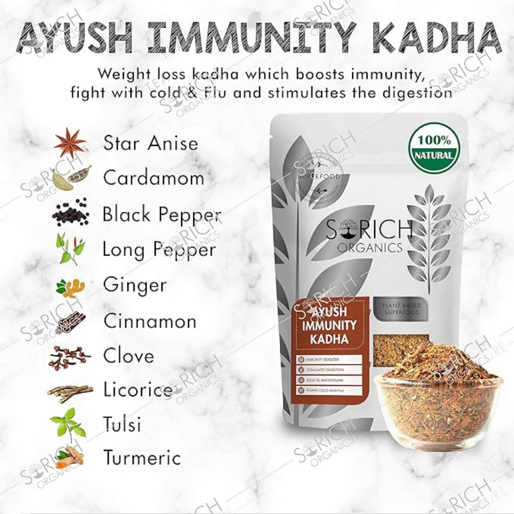 Sorich Organics Ayush Immunity Booster Kadha - Distacart