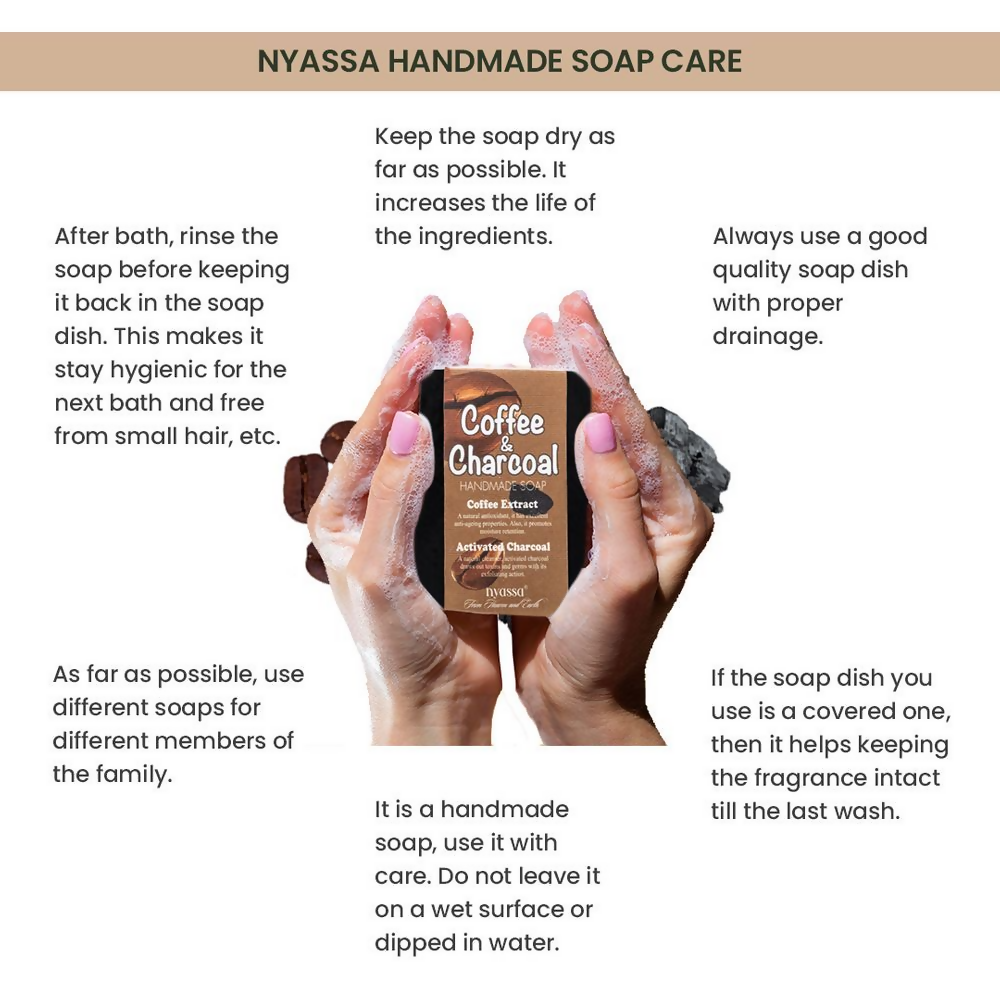 Nyassa Coffee And Charcoal Handmade Soap - Dista