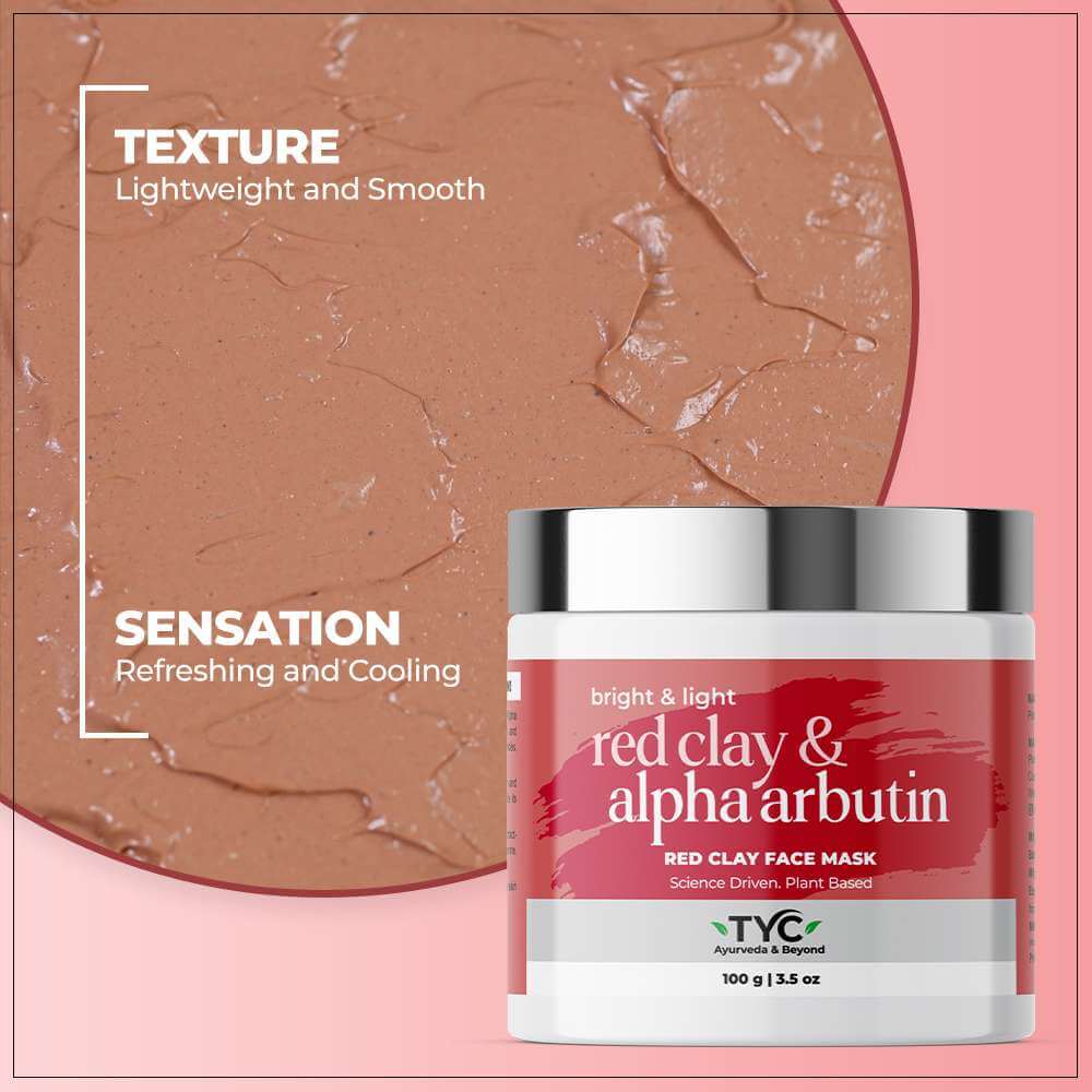 TYC Red Clay Face Mask - Dista