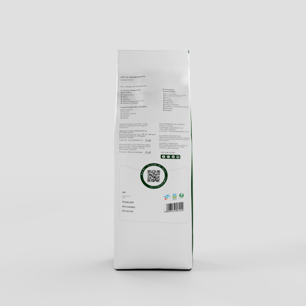 IKAI Organic Jowar Puff (Roasted)