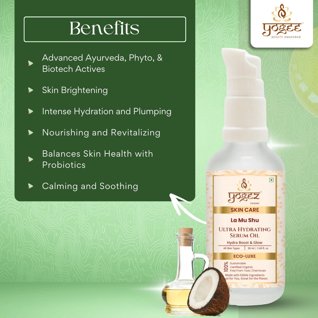 Yogez La Mu Shu Ultra Hydrating Serum - Distacart