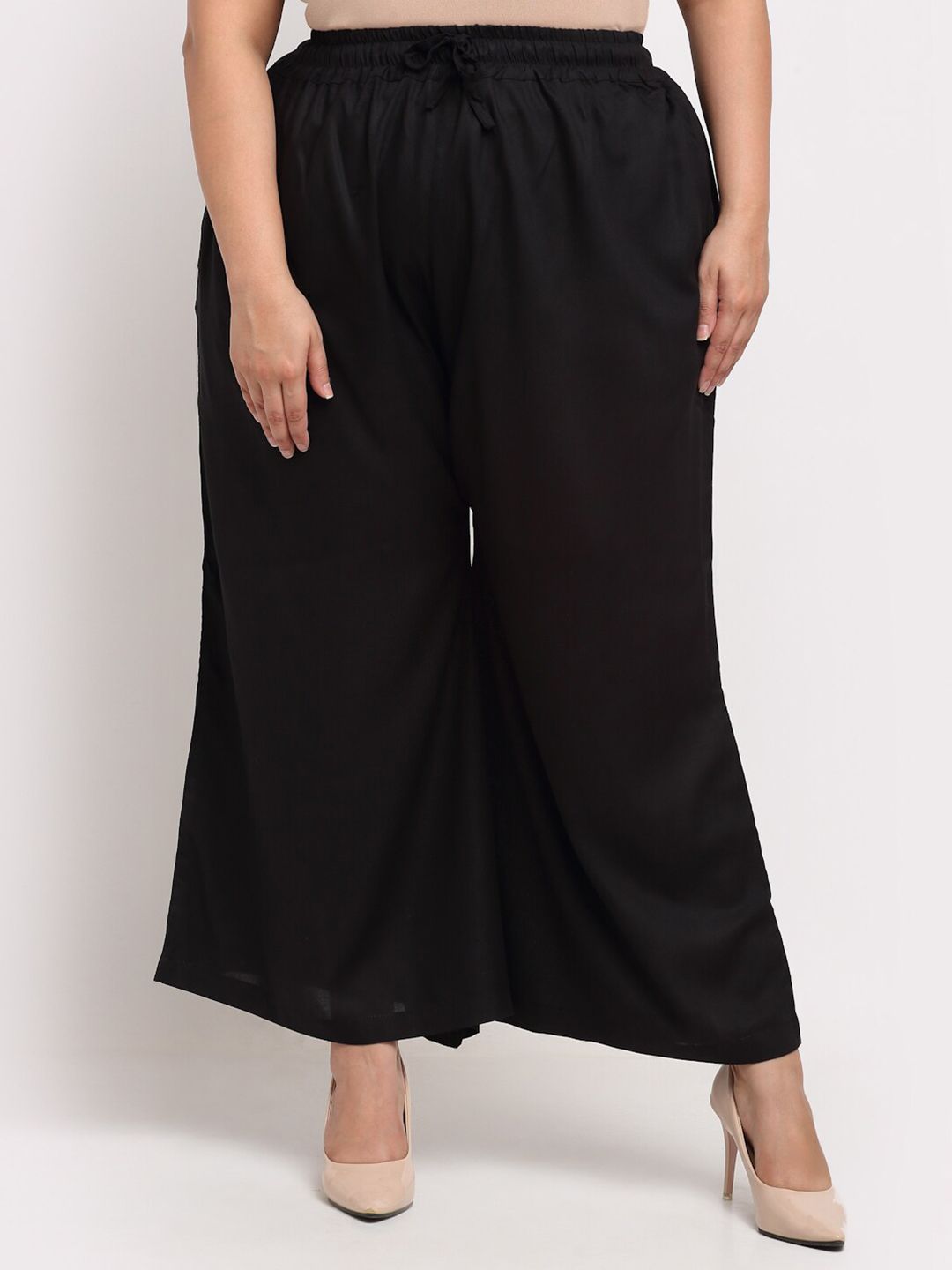 TAG 7 Women Mid Rise Ethnic Palazzos - Distacart