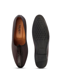 Thumbnail for FAUSTO Men Brown Leather Mojaris