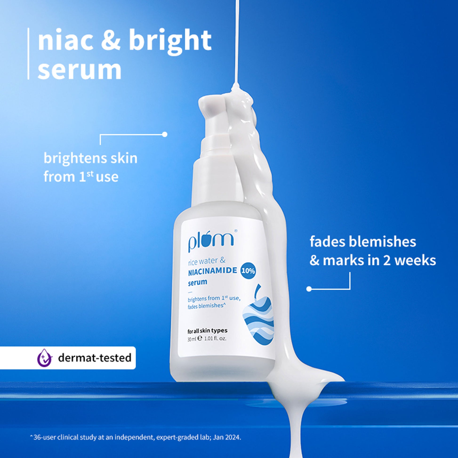 Plum E-Luminence Cleansing Balm and 10% Niacinamide Brightening Face Serum with Rice Water - Distacart