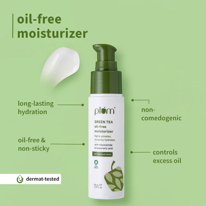 Plum Green Tea Cleansing Face Wash and Oil Free Moisturizer - Distacart