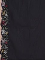 Thumbnail for Kalini Women Floral Embroidered Regular Thread Work Chanderi Cotton Kurta with Trousers & With Dupatta - Distacart