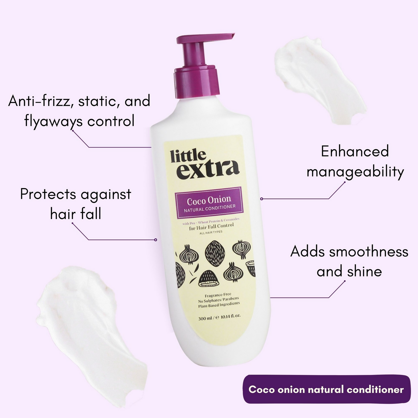 Little Extra Shampoo & Conditioner For Hair Fall Control - Distacart