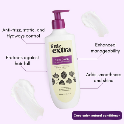 Little Extra Shampoo & Conditioner For Hair Fall Control - Distacart