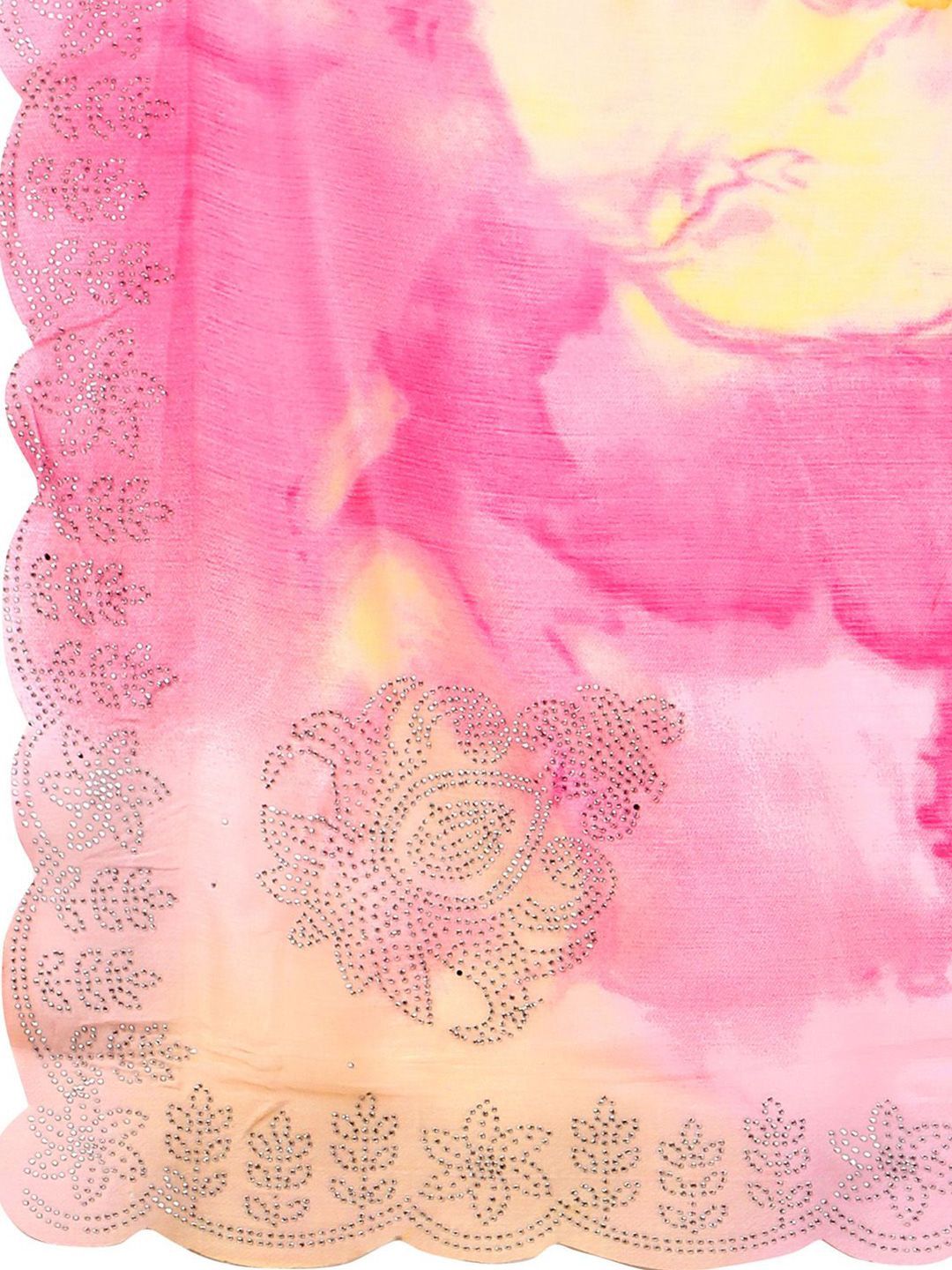 Mitera Women Tie and Dye Beads and Stones Saree - Distacart