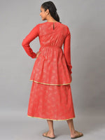 Thumbnail for AURELIA Ethnic Motifs Printed Fit & Flare Midi Dress
