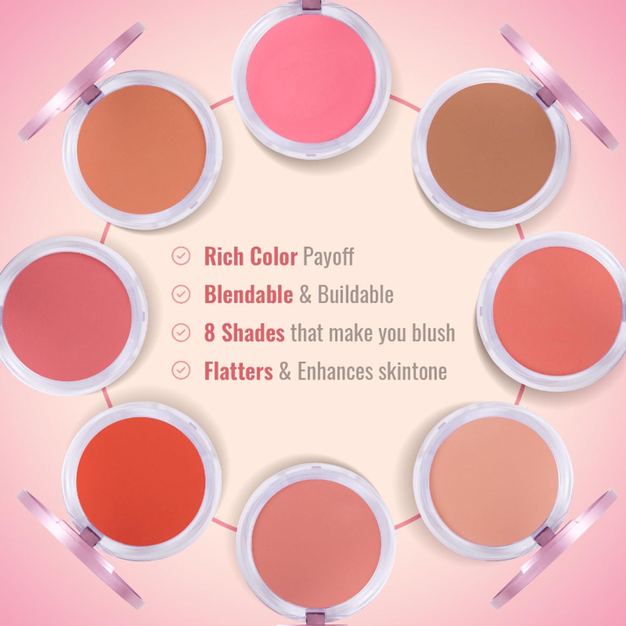 Shryoan Get Me Cheeky Blusher - 5 - Distacart