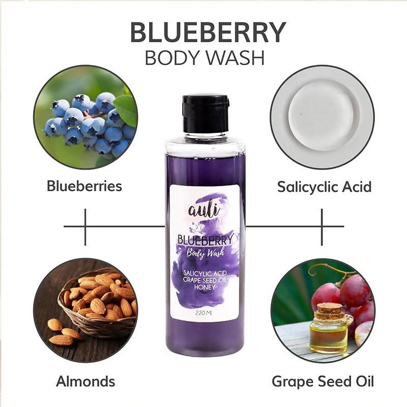 Auli Blueberry Body Wash - Distacart