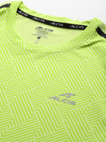 Thumbnail for Alcis Men Printed Anti Static Slim Fit T-shirt - Distacart