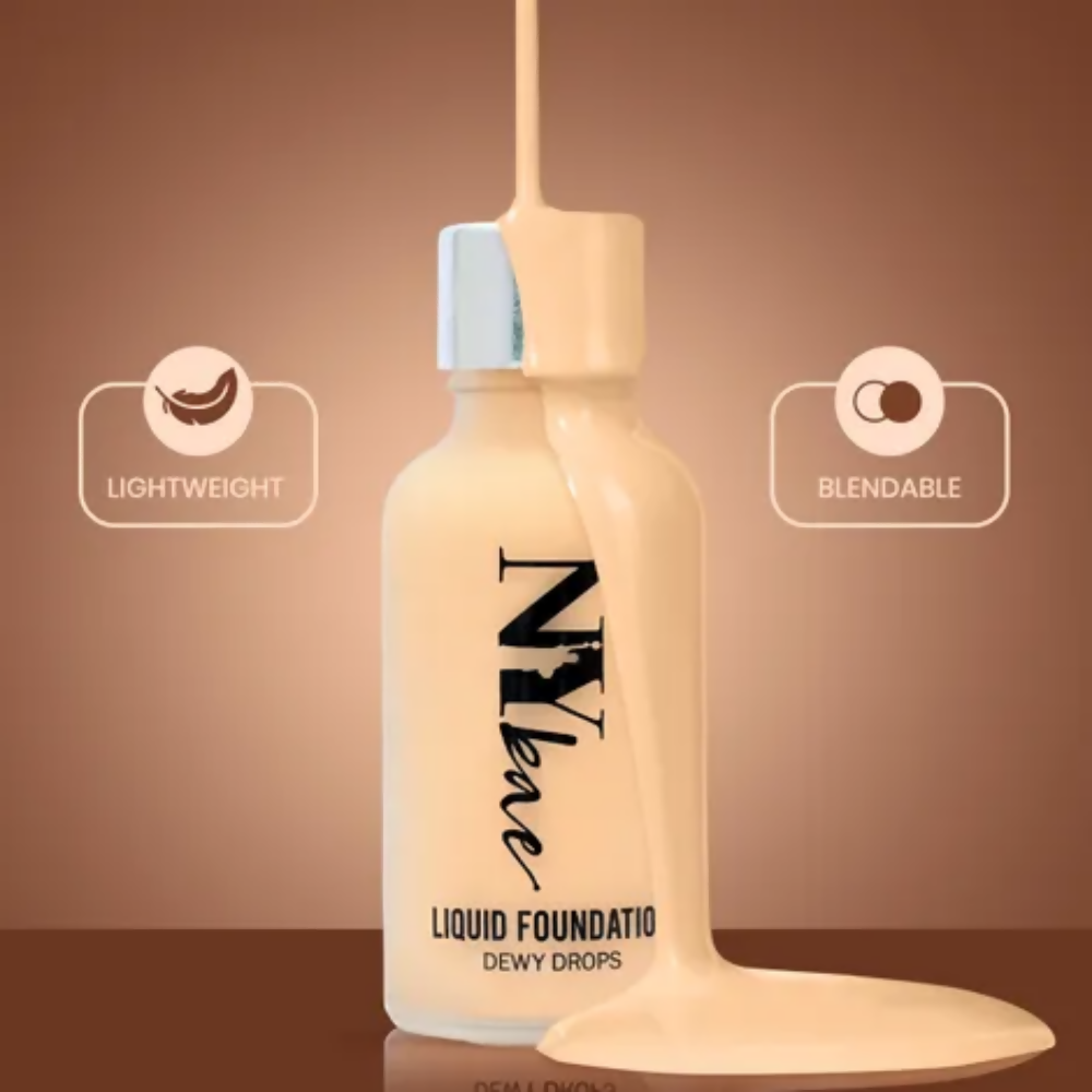 NY Bae Dewy Drops Foundation - Cafe Au Lait 9