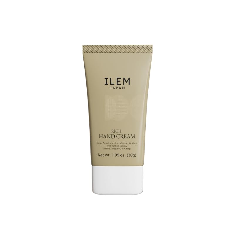 ILEM JAPAN Rich Hand Cream For Men & Women | Best Before Aug 2026 | Hyaluronic Acid & Avocado Oil | For Dry & Rough Hand | All Skin Type Soft Moisturizer Cream - 30g