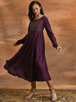 Thumbnail for Aks Ethnic Motifs Printed Anarkali Kurta - Distacart