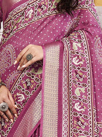 Thumbnail for Anouk Printed Zari Bandhani Saree - Distacart