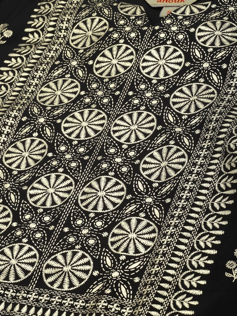 Anouk Ethnic Motifs Printed Kurta with Trousers & Dupatta - Distacart