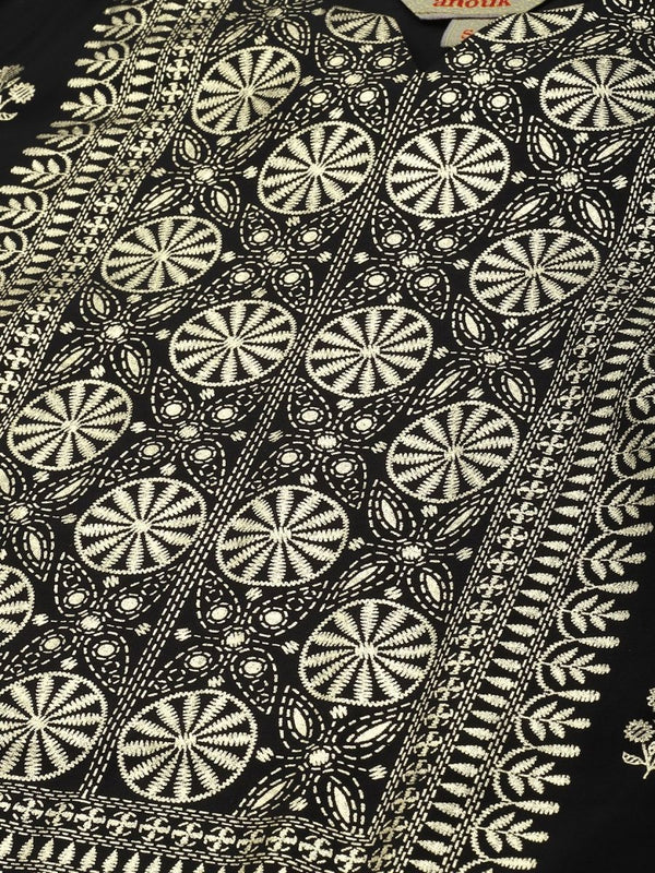 Anouk Ethnic Motifs Printed Kurta with Trousers & Dupatta