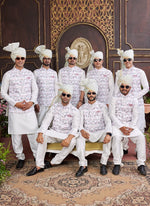 Thumbnail for Raivat Ethnic Art Silk Digital Print Work Jacket Set In Multicolour