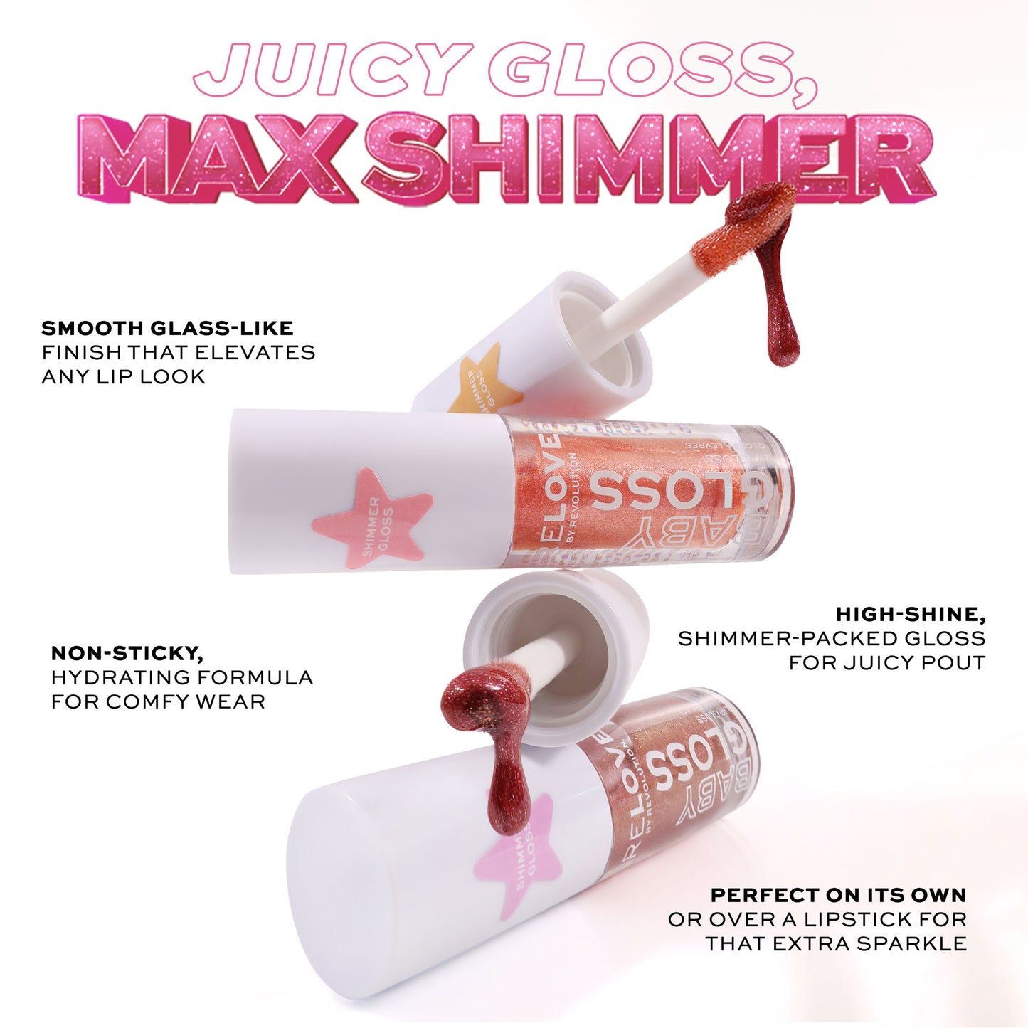 Revolution Relove Baby Gloss Shimmer - Autumn - Distacart