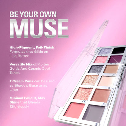 Makeup Revolution Metallic Muse The Muse Icon Eyeshadow Palette - Distacart