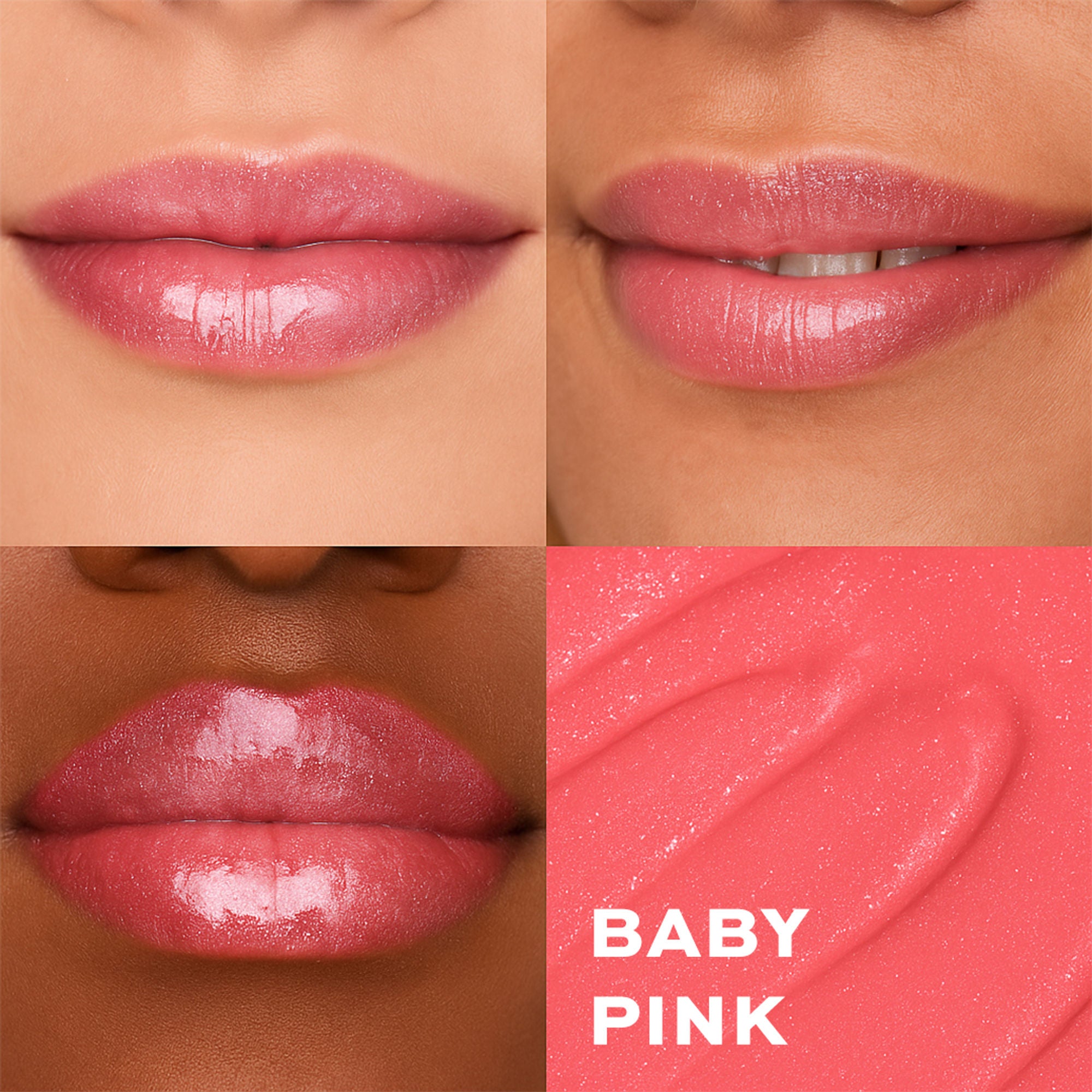 Makeup Revolution Metallic Muse Glitter Lipstick - Baby Pink