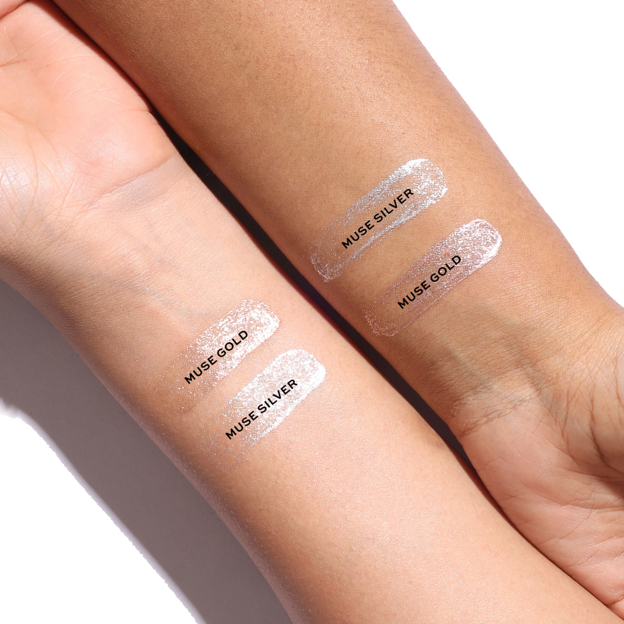 Makeup Revolution Metallic Muse Glitter Muse Eyeshadow - Silver