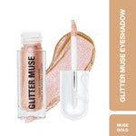 Thumbnail for Makeup Revolution Metallic Muse Glitter Muse Eyeshadow - Gold