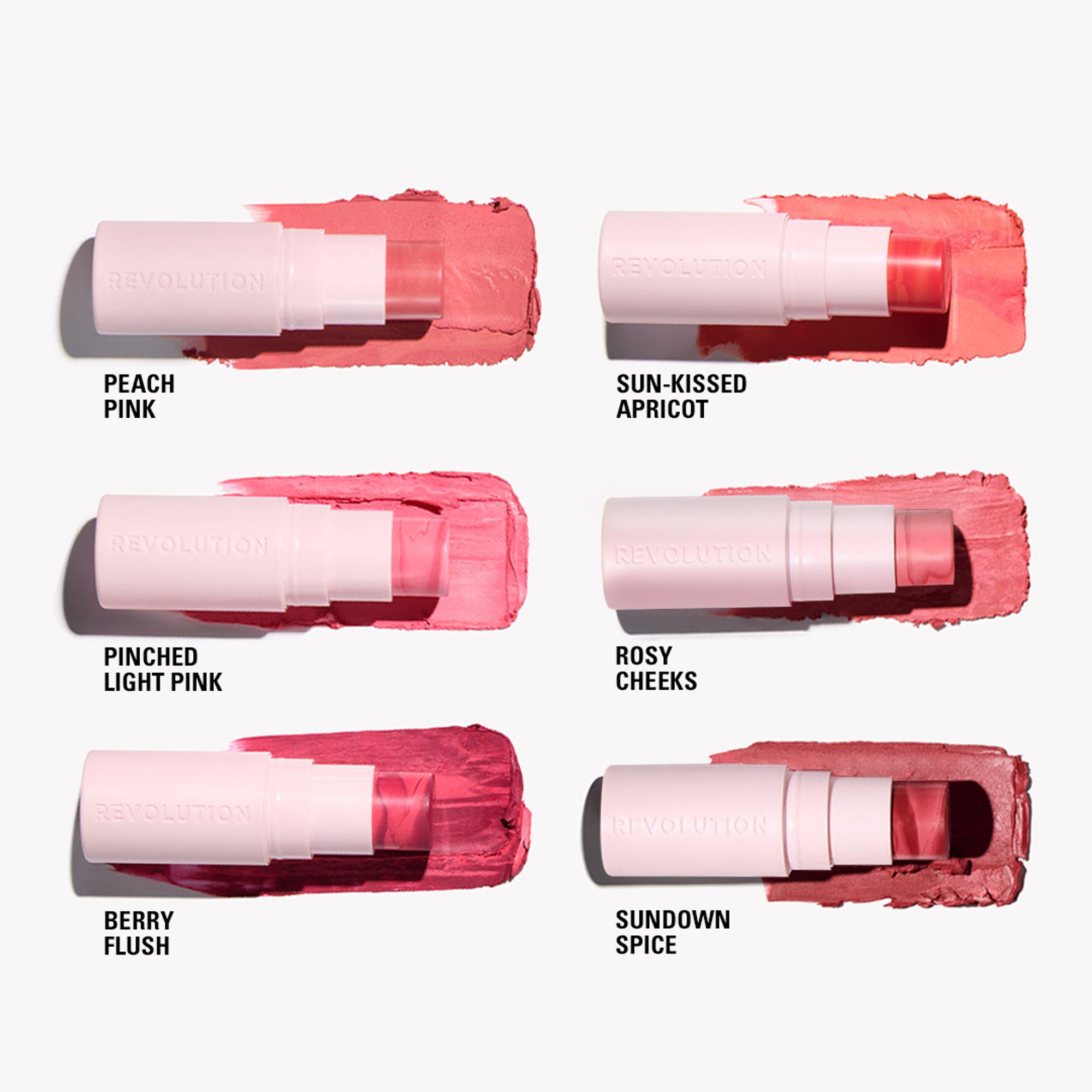 Makeup Revolution Skin Silk Marble Blush Stick - Berry Flush - Distacart