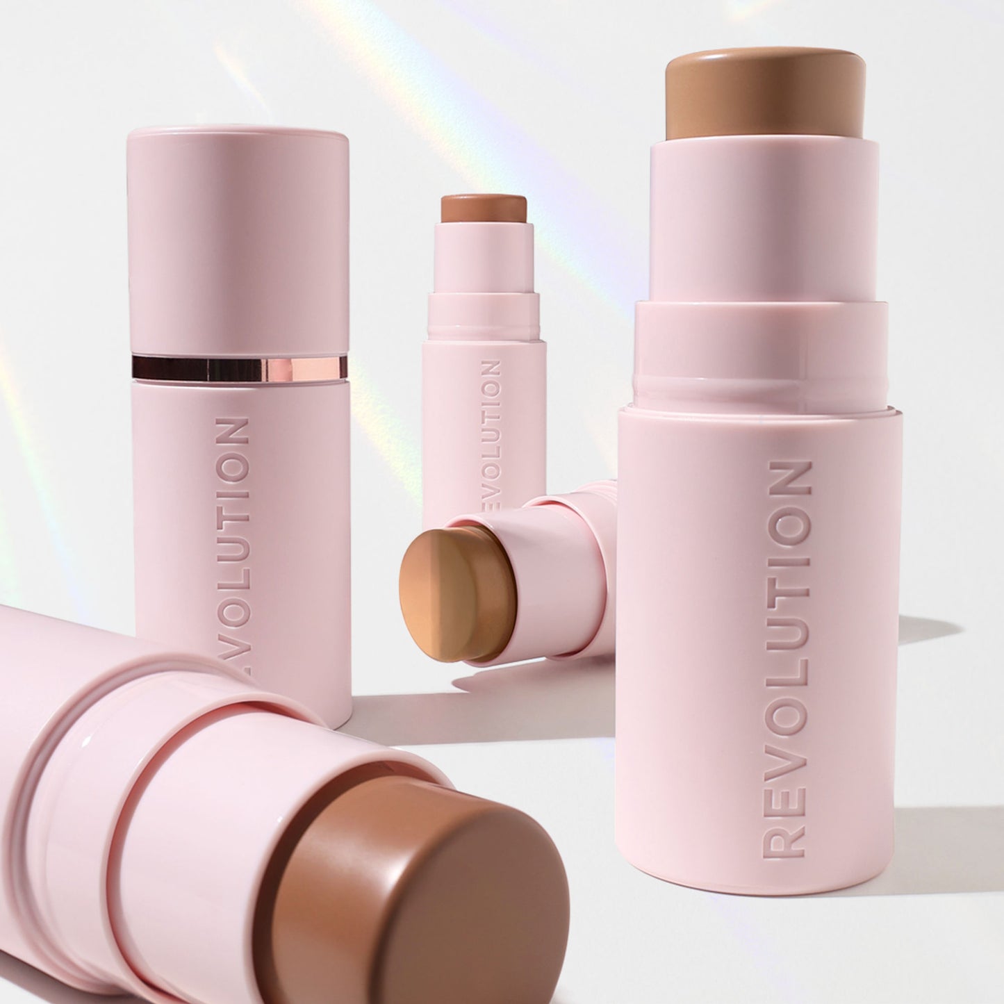 Makeup Revolution Skin Silk Bronzer Stick - Medium Sunset - Distacart