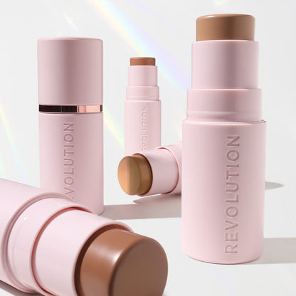 Makeup Revolution Skin Silk Bronzer Stick - Medium Sunset - Distacart