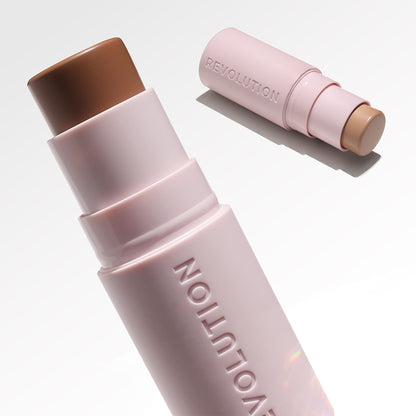 Makeup Revolution Skin Silk Bronzer Stick - Medium Sunset - Distacart